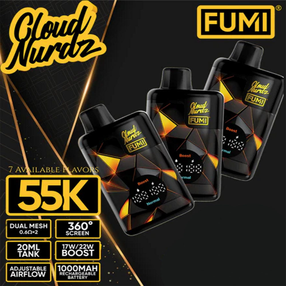 FUMI x Cloud Nurdz - 55,000 Puffs Disposable Vape