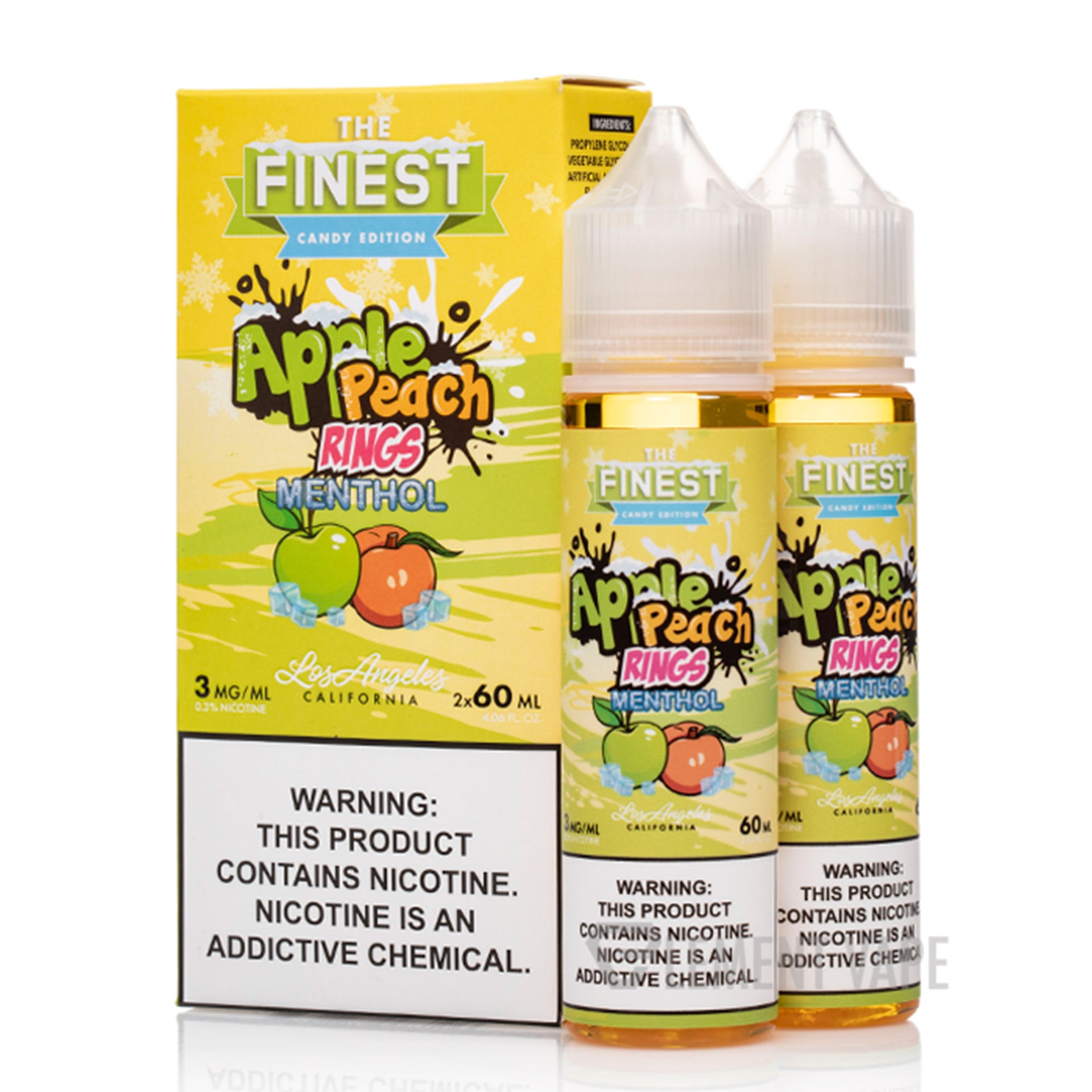 The Finest - Apple Peach Rings Menthol - Sub-Ohm