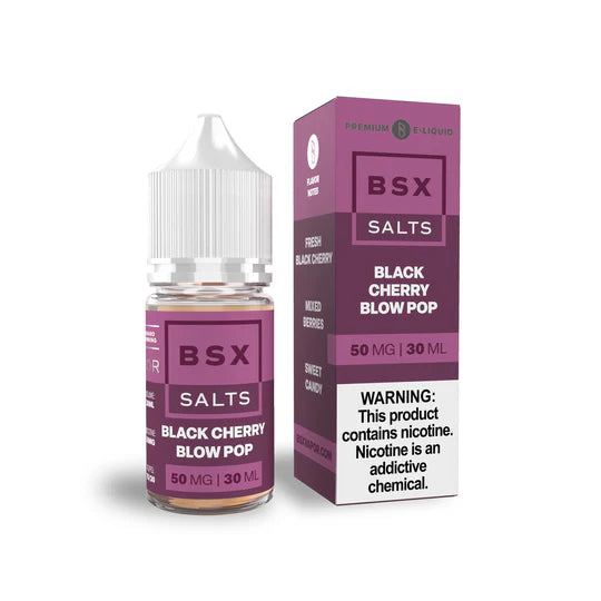 BSX - Black Cherry Blow Pop - Salt Nic