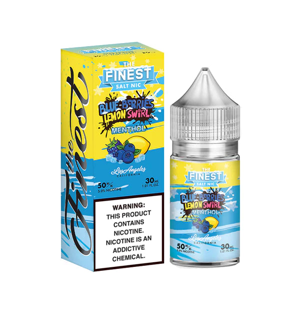 The Finest - Blue Berries Lemon Swirl Menthol - Salt Nic