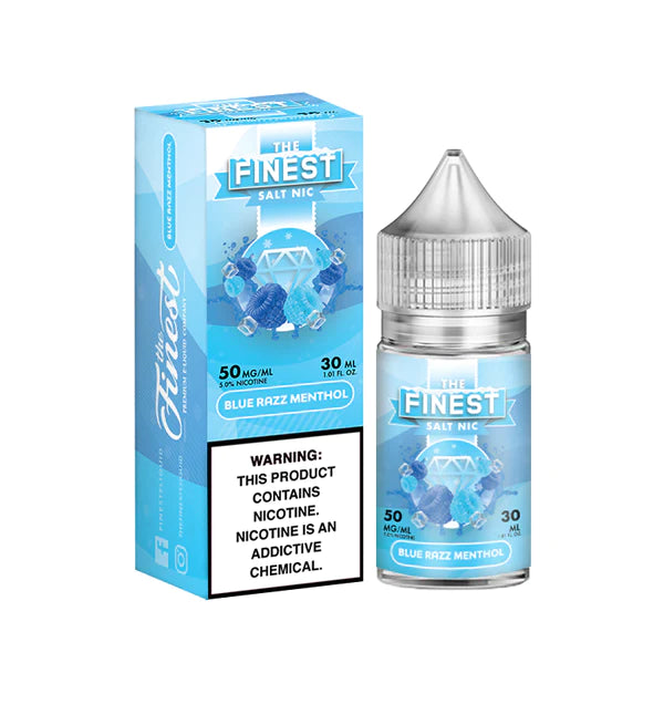 The Finest - Blue Razz Menthol - Salt Nic