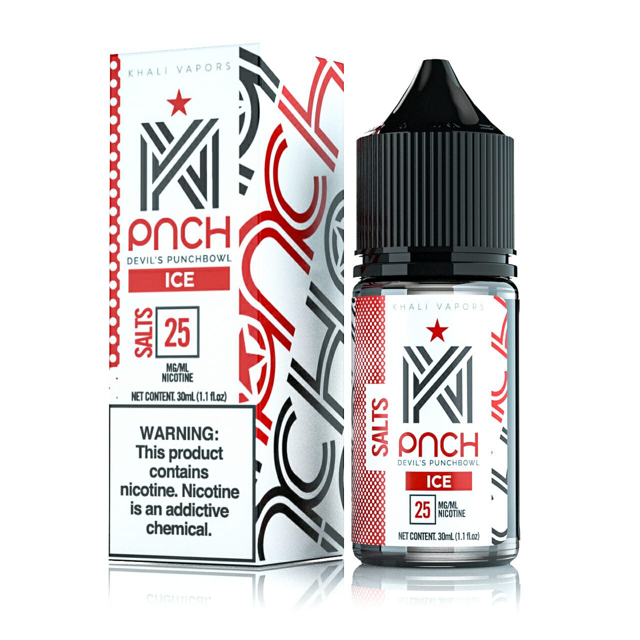Khali Vapors Salts - Devils Punchbowl Ice - Salt Nic