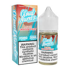 Cloud Nurdz - Iced Peach Dragon Fruit - Salt Nic