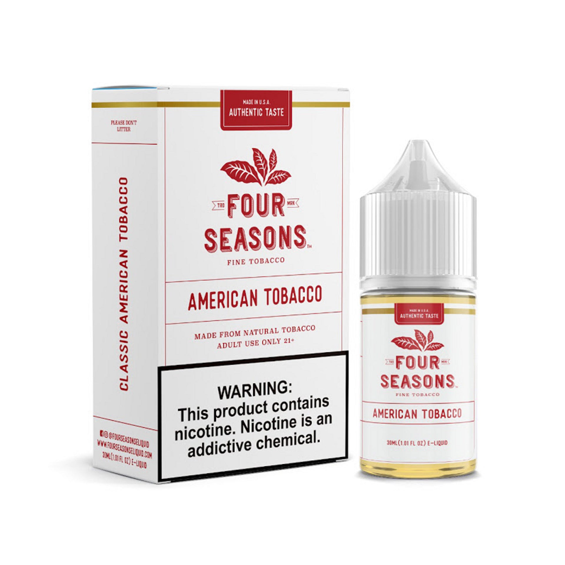 Four Seasons - American Tobacco - Sub-Ohm