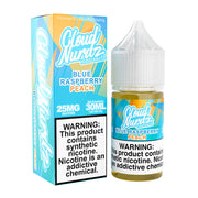 Cloud Nurdz - Iced Blue Raspberry Peach - Salt Nic