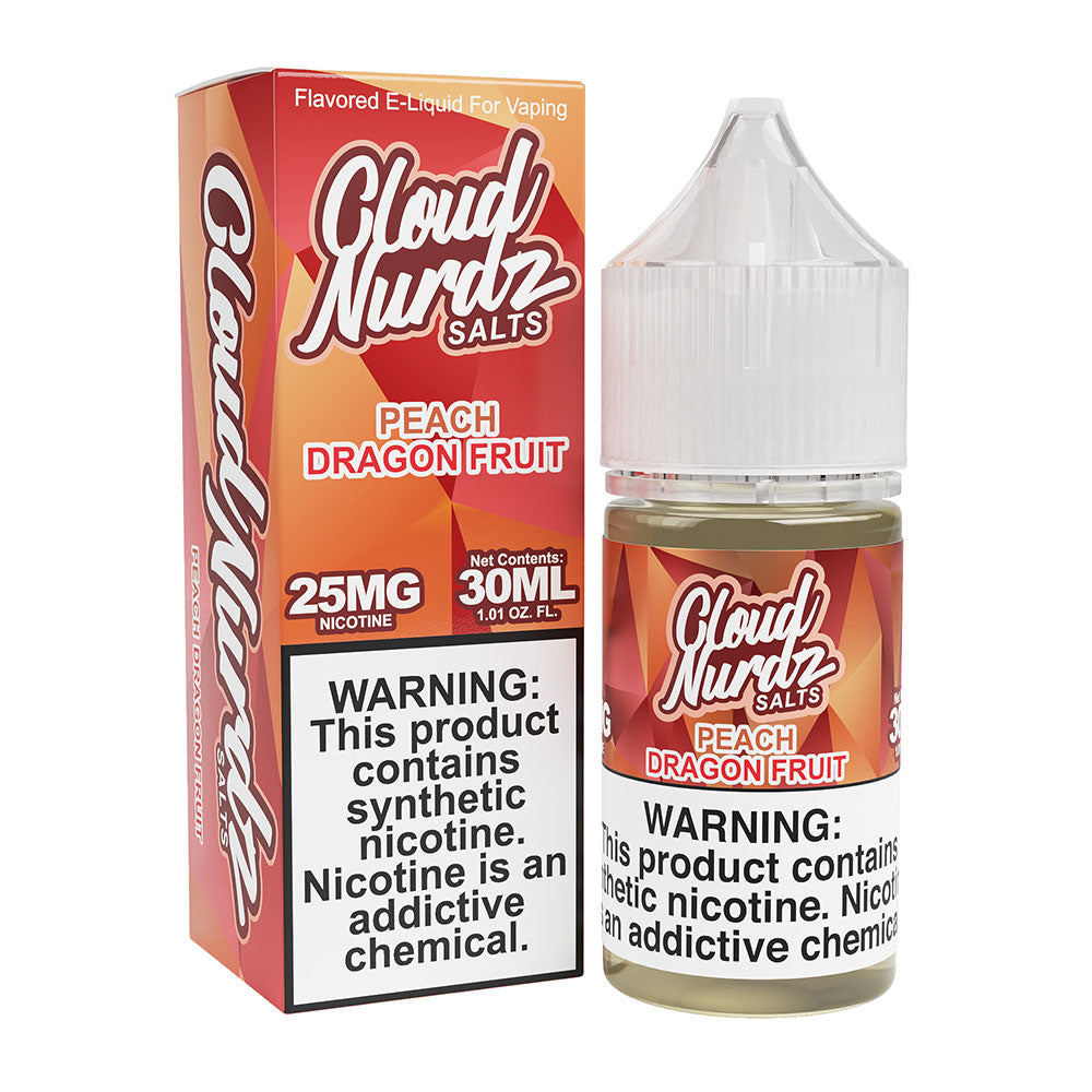 Cloud Nurdz - Peach Dragonfruit - Salt Nic