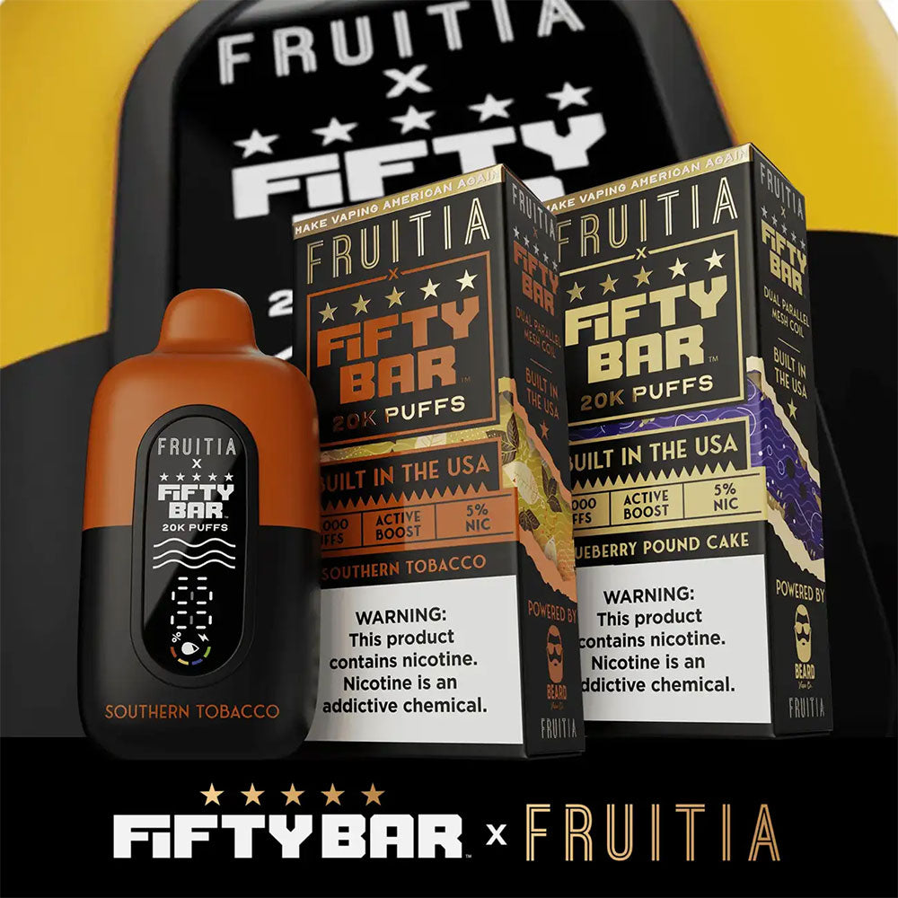Fifty Bar V2 - 20,000 Puffs Disposable Vape