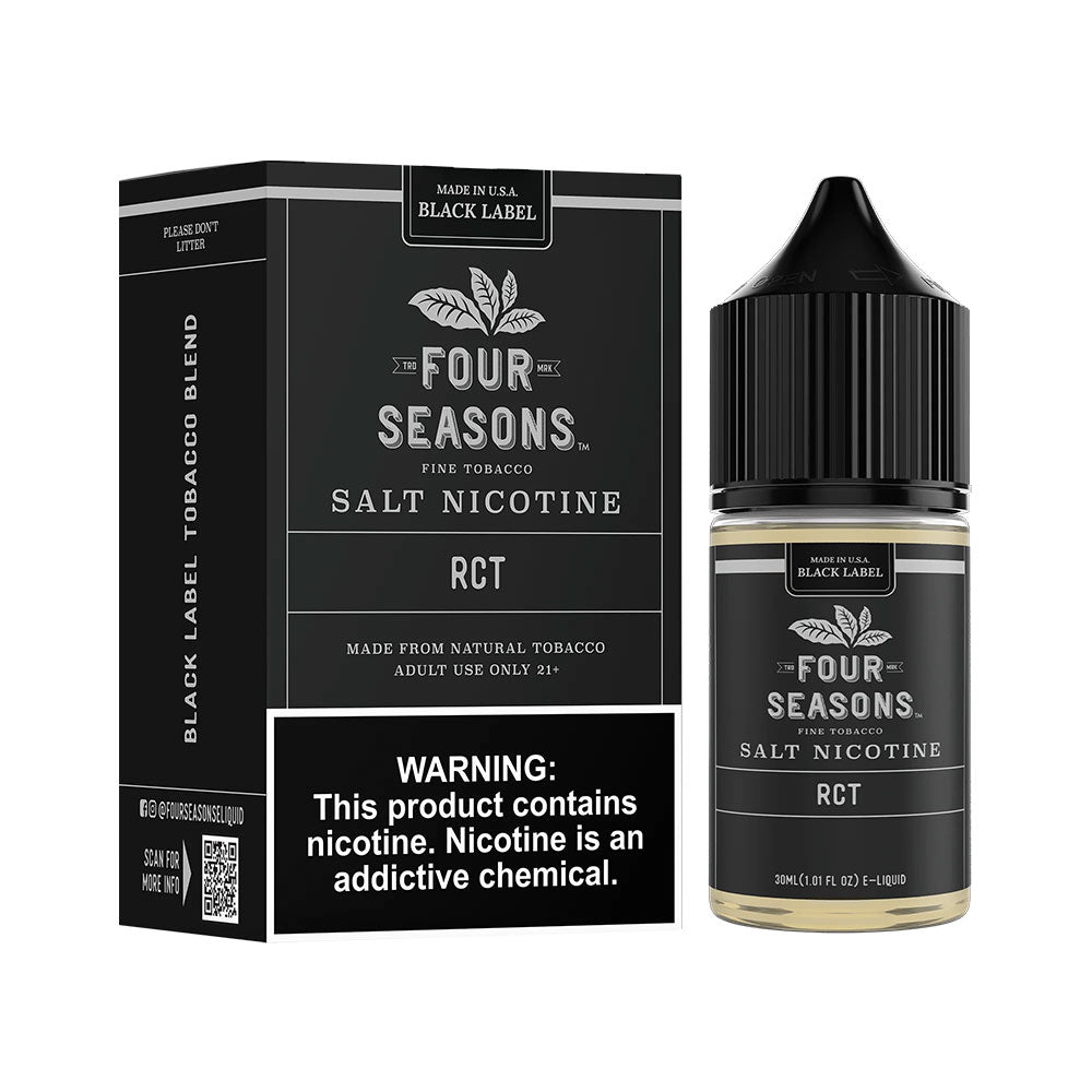 Four Seasons - RCT- Roasted Coffee Tobacco - Salt Nic