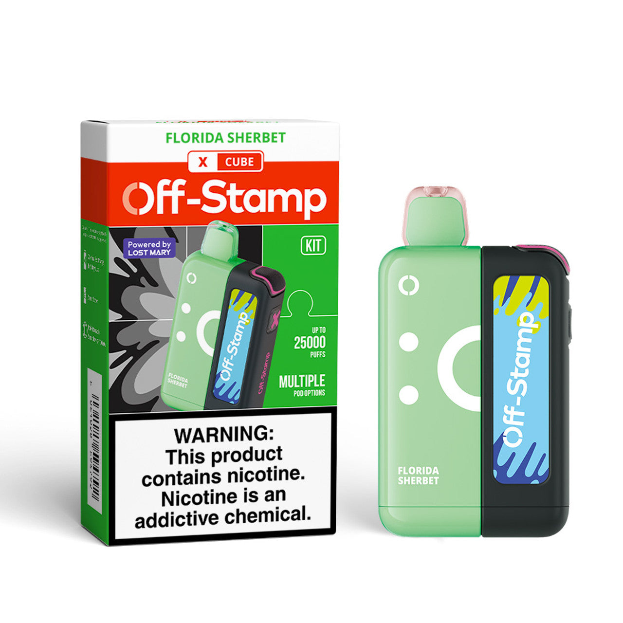 Off-Stamp X Cube Kit - 25,000 Puffs