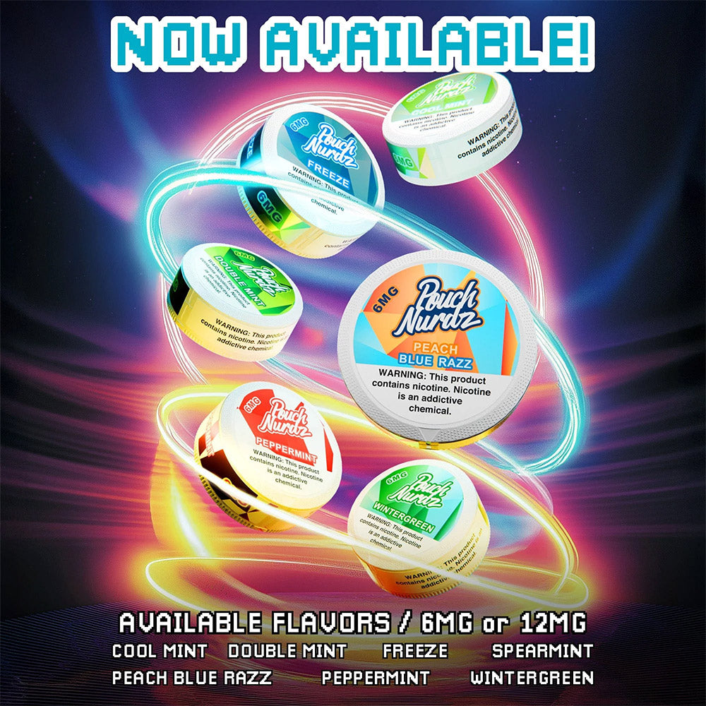 Pouch Nurdz Nicotine Pouches - 20 Pouches Per Can